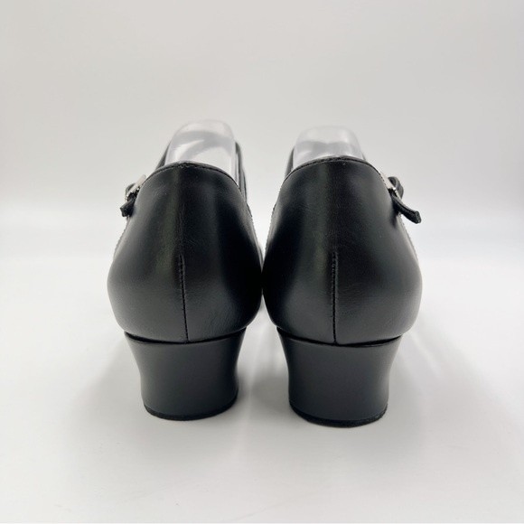 NEW Bloch Size 8 Womens S0806L Annabella Black Leather Latin Dance Shoes Heels‎ - Picture 5 of 12